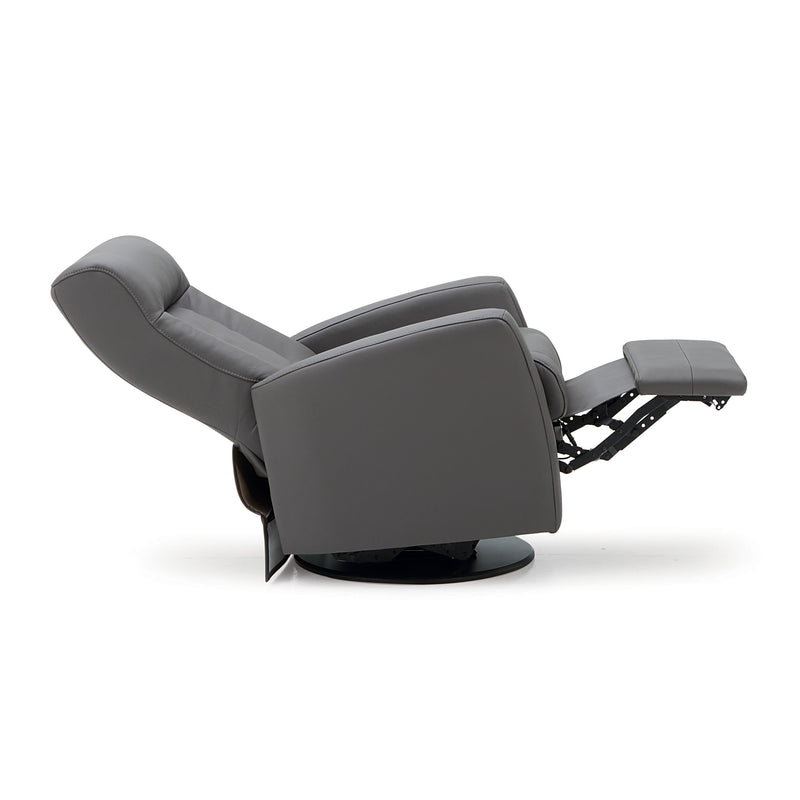 Palliser Banff II Power Swivel, Glider Leather Recliner 42210-38-BROADWAY-GRANITE IMAGE 4