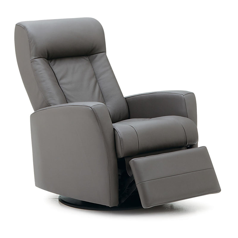 Palliser Banff II Power Swivel, Glider Leather Recliner 42210-38-BROADWAY-GRANITE IMAGE 6