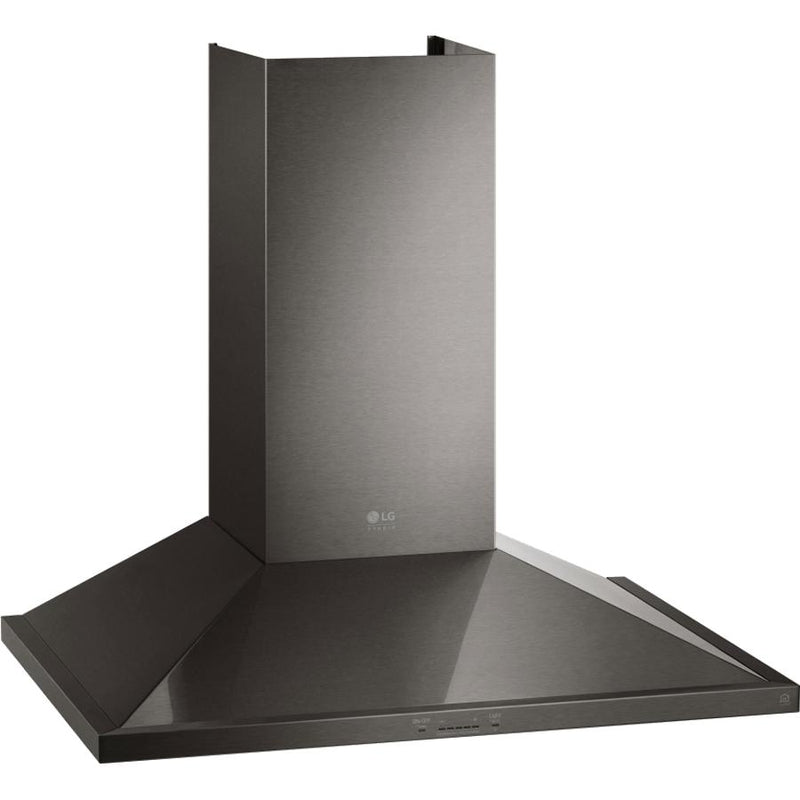 LG STUDIO 30-inch Wall Mount Range Hood with Wi-Fi LSHD3089BD IMAGE 2