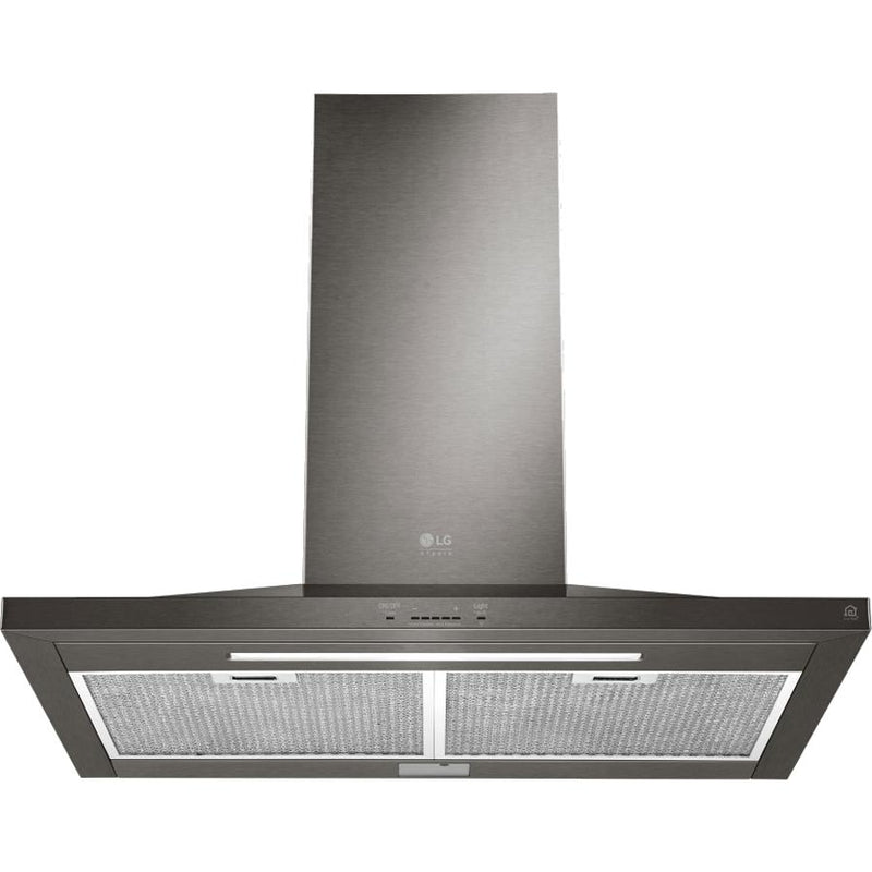 LG STUDIO 30-inch Wall Mount Range Hood with Wi-Fi LSHD3089BD IMAGE 4