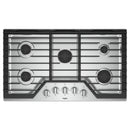  Whirlpool 36-inch, Built-in, Gas Cooktop with EZ-2-Lift™ WCG55US6HS IMAGE 1