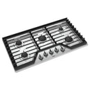  Whirlpool 36-inch, Built-in, Gas Cooktop with EZ-2-Lift™ WCG55US6HS IMAGE 3