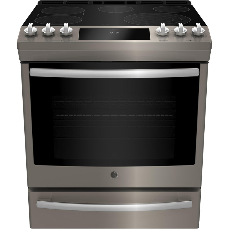 GE Profile 30-inch Slide-In Electric Range PCS940EMES IMAGE 1