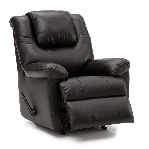 Palliser Tundra Swivel Rocker Leather Recliner 41043-33-TULSAII-JET IMAGE 1