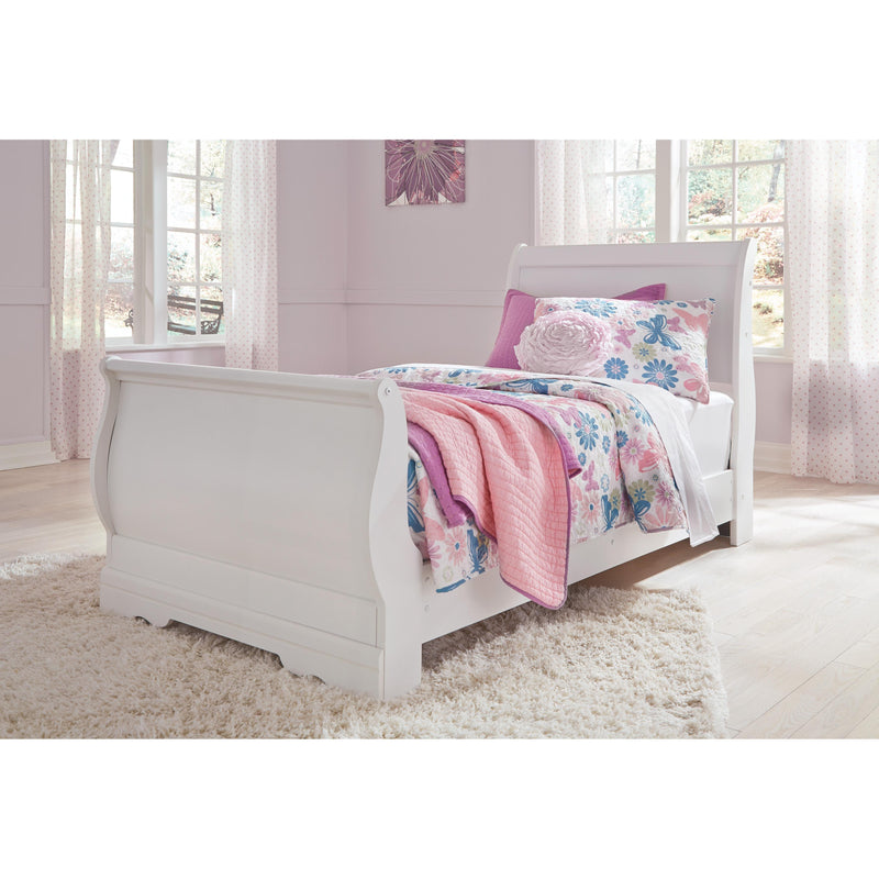 Signature Design by Ashley Anarasia B129B1 Twin Sleigh Bed IMAGE 1