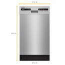  Whirlpool Built-in Dishwasher with Stainless Steel Tub WDF518SAHM IMAGE 2