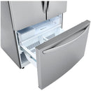  LG 36-inch, 23 cu.ft. Counter-Depth French 3-Door Refrigerator with SmartDiagnosis® System LFCC22426S IMAGE 5