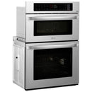  LG 30-inch, 6.4 cu.ft. Built-in Combination Wall Oven with Wi-Fi LWC3063ST IMAGE 2