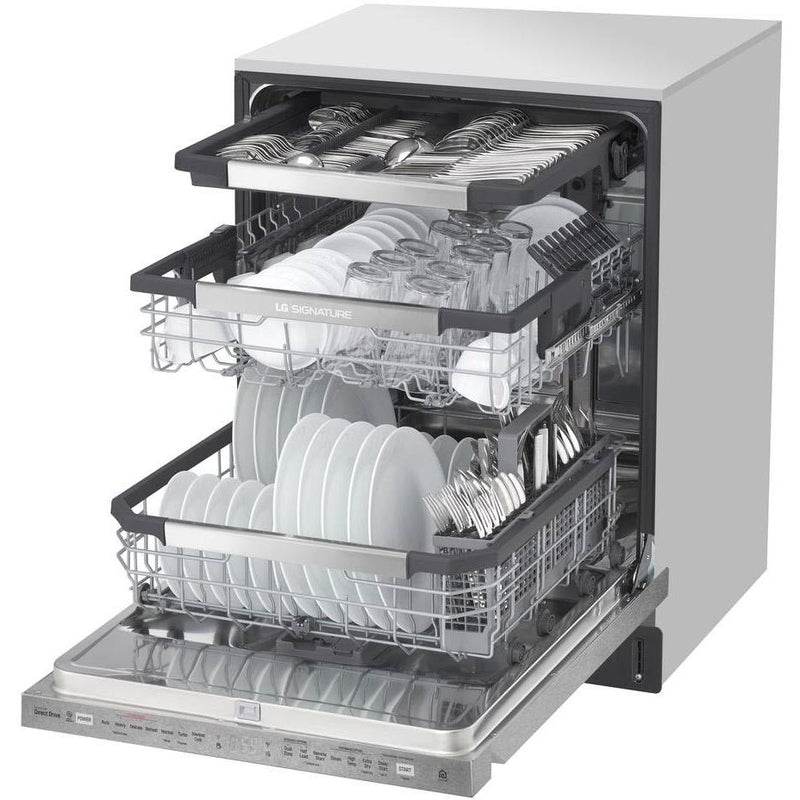 LG SIGNATURE 24-inch Built-in Dishwasher with TrueSteam® LUDP8908SN IMAGE 8