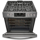  Frigidaire Gallery 30-inch Gas Range with Air Fry Technology FGGH3047VD IMAGE 3