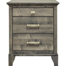 Mako Wood Furniture Acer 3-Drawer Nightstand M-5800-2.5-23 IMAGE 1