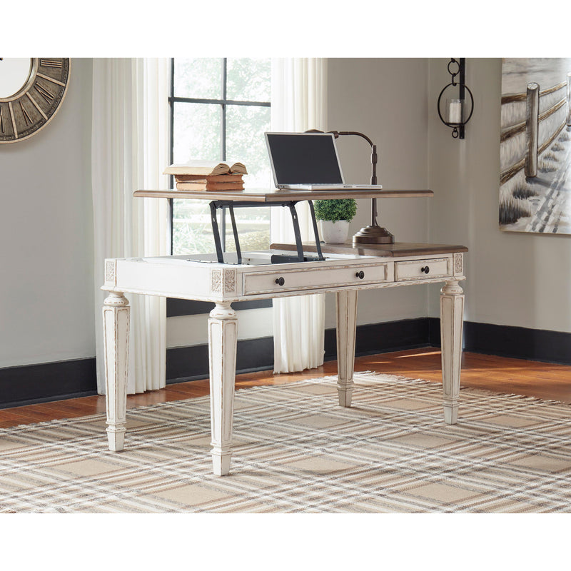 Signature Design by Ashley Realyn H743-134 Home Office Lift Top Desk IMAGE 4