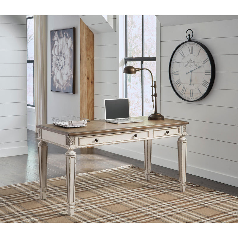 Signature Design by Ashley Realyn H743-34 Home Office Desk IMAGE 4