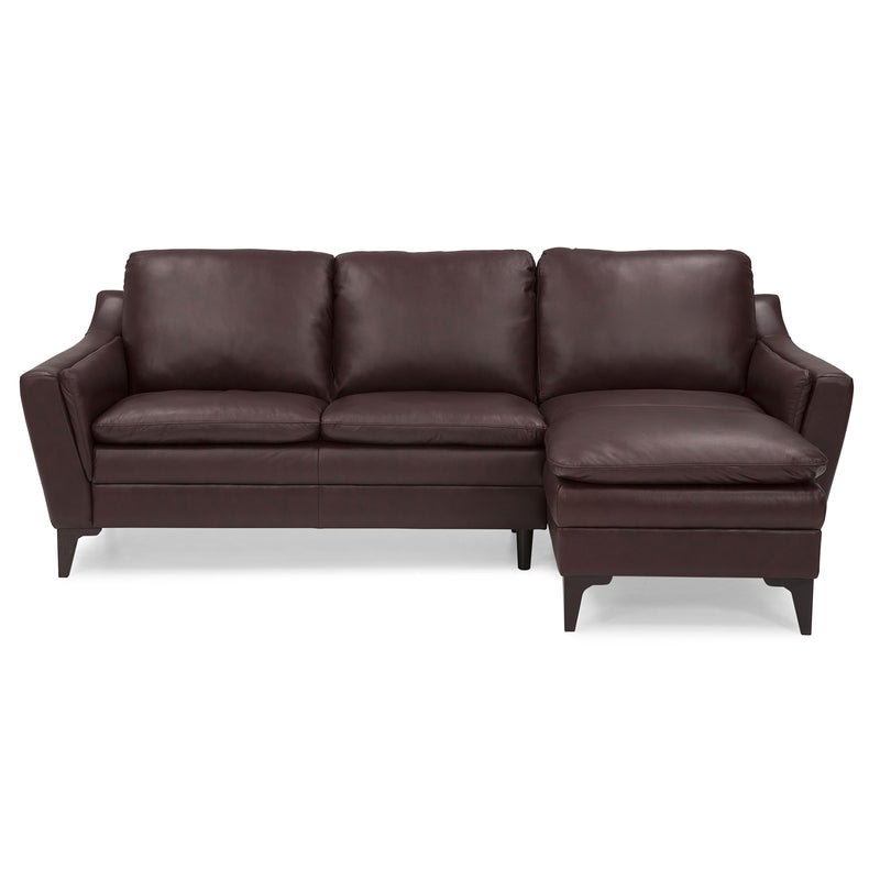 Palliser Balmoral Leather 2 pc Sectional 77488-07/77488-15-CLASSIC-BURGUNDY IMAGE 1