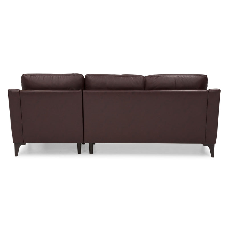 Palliser Balmoral Leather 2 pc Sectional 77488-07/77488-15-CLASSIC-BURGUNDY IMAGE 4