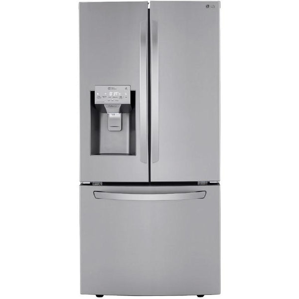 LG 33-inch, 24.5 cu.ft. French 3-Door Refrigerator with Water and Ice Dispensing System LRFXS2503S IMAGE 1