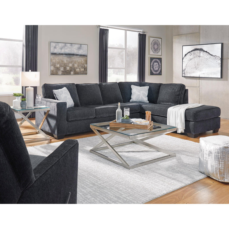 Signature Design by Ashley Altari Fabric Full Sleeper Sectional 8721310/8721317 IMAGE 7