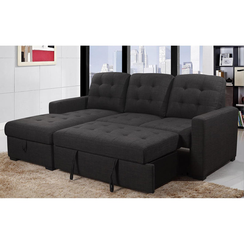 Primo International Montez Fabric Sleeper Sectional MTEZ-LSCN3989/MTEZ-RLBN3989 IMAGE 2