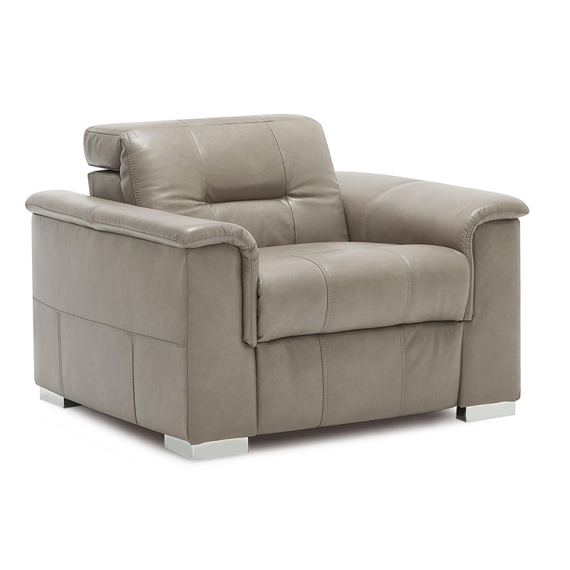 Palliser Keoni Power Leather Recliner with Wall Recline 44000-31-BRONCO-FOG IMAGE 2