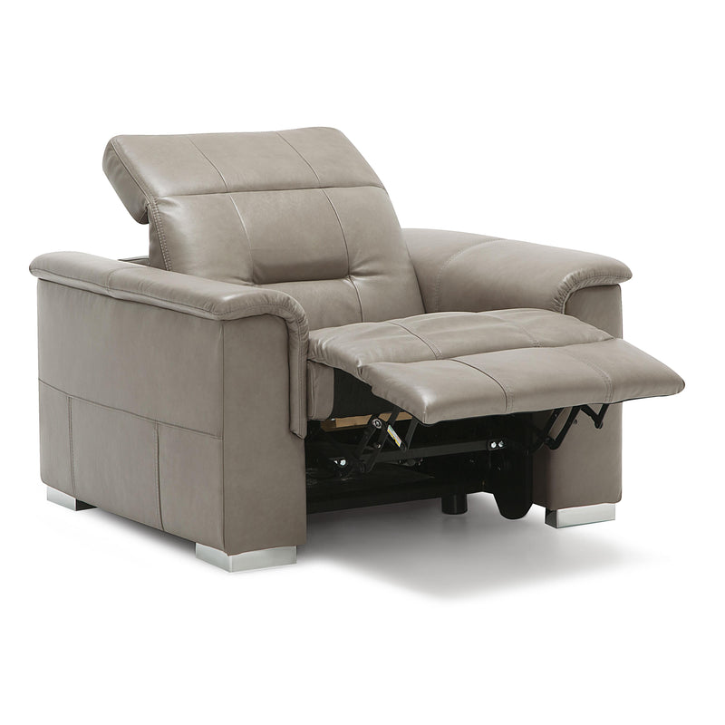 Palliser Keoni Power Leather Recliner with Wall Recline 44000-31-BRONCO-FOG IMAGE 4