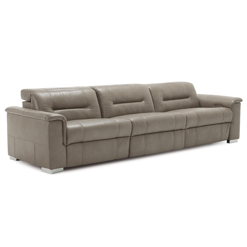 Palliser Keoni Power Reclining Leather 3 pc Sectional 44000-7P/44000-70/44000-6P-BRONCO-FOG IMAGE 2