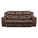  Signature Design by Ashley Stoneland Reclining Leather Look Sofa 3990488 IMAGE 1