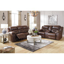  Signature Design by Ashley Stoneland Power Reclining Leather Look Loveseat with Console 3990496 IMAGE 9