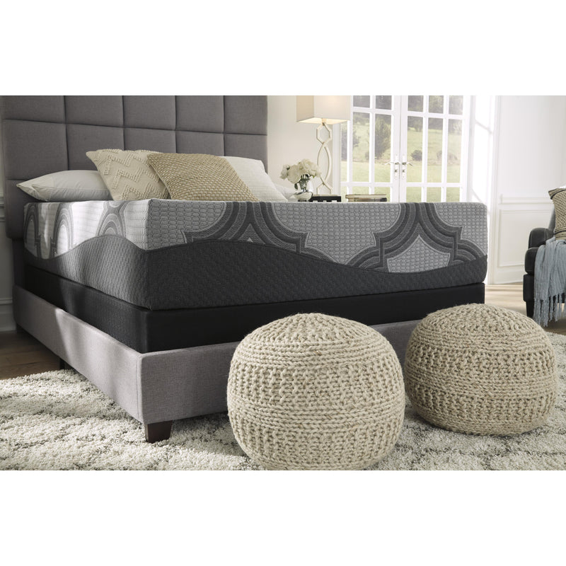 Sierra Sleep 12 Inch Ashley Hybrid M62851 California King Mattress IMAGE 8