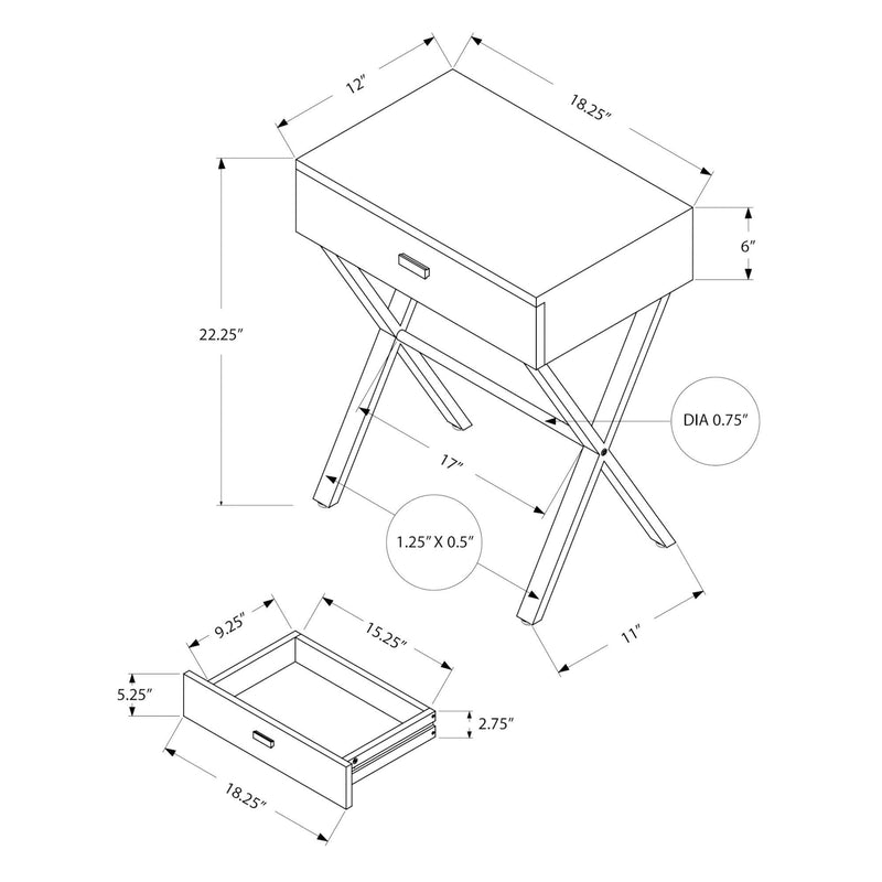 Monarch Accent Table I 3451 IMAGE 11