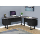 Monarch Computer Desk - Black/Grey I 7432 IMAGE 2