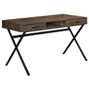 Monarch Computer Desk - Brown Reclaimed Wood/Black I 7447 IMAGE 1