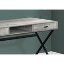 Monarch Computer Desk - Grey Reclaimed Wood/Black I 7448 IMAGE 3