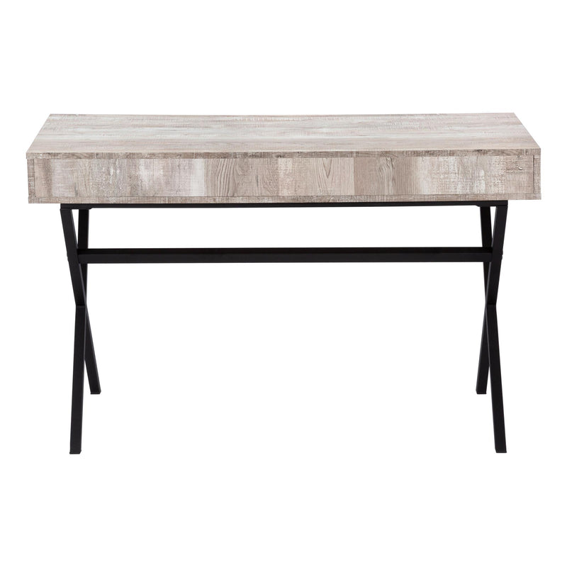 Monarch Computer Desk - Taupe Reclaimed Wood/Black I 7449 IMAGE 5