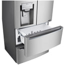  LG 33-inch, 18.3 cu.ft. Counter-Depth French 4-Door Refrigerator with ice system LRMXC1803S IMAGE 8