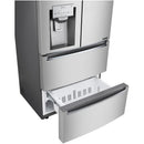  LG 33-inch, 18.3 cu.ft. Counter-Depth French 4-Door Refrigerator with ice system LRMXC1803S IMAGE 9