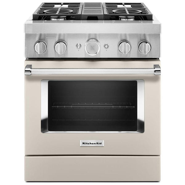 KitchenAid 30-inch Freestanding Dual Fuel Range with Even-Heat™ True Convection KFDC500JMH IMAGE 1