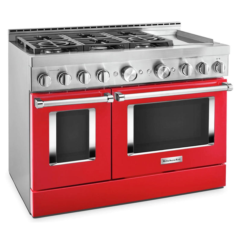 KitchenAid 48-inch Freestanding Dual Fuel Range with Even-Heat™ True Convection KFDC558JPA IMAGE 4