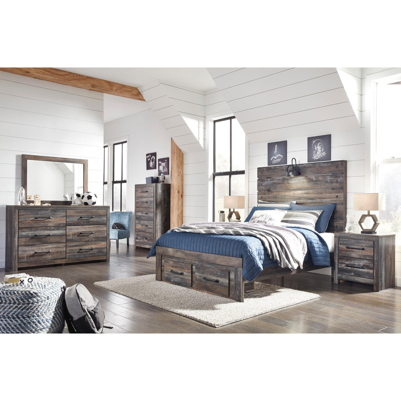 Signature Design by Ashley Drystan B211B47 Full Panel Bed with 2 Storage Drawers IMAGE 6