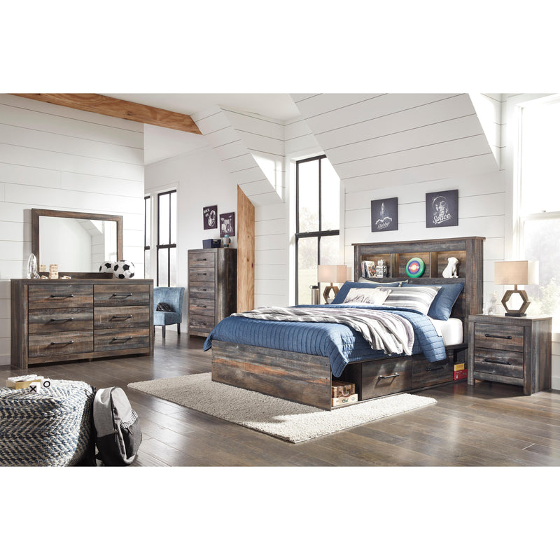 Signature Design by Ashley Drystan B211B45 Full Bookcase Bed with 4 Storage Drawers IMAGE 7