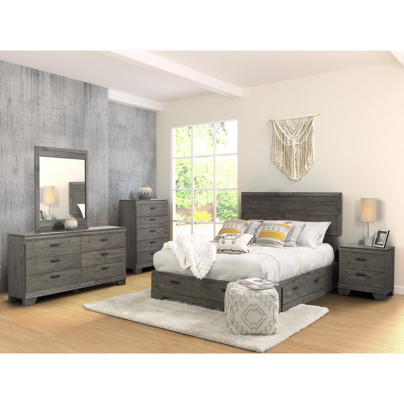 Dynamic Furniture Fontana Full Panel Bed with Storage 393-613/393-427/393-437/393-444 IMAGE 2