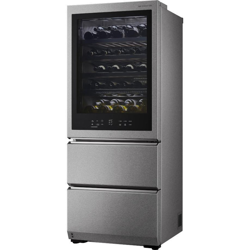 LG SIGNATURE 27.56-inch, 15.3 cu.ft. Counter-Depth Refrigeration with Wine Storage with SmartDiagnosis™ URETC1408N IMAGE 10