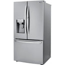  LG 36-inch, 30 cu.ft. Freestanding French 3-Door Refrigerator with Craft Ice™ LRFDS3016S IMAGE 3