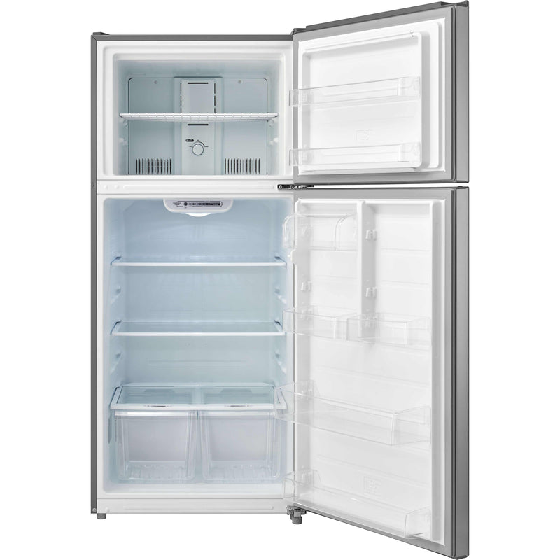 Midea 30-inch, 18 cu. ft. Top Freezer Refrigerator MT18DDSCR1RCM IMAGE 2