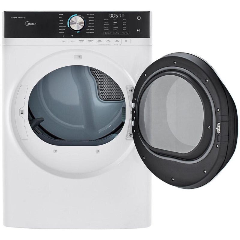 Midea 8.0 cu.ft. Electric Dryer with Sensor Dry MLE52S7AWW IMAGE 2