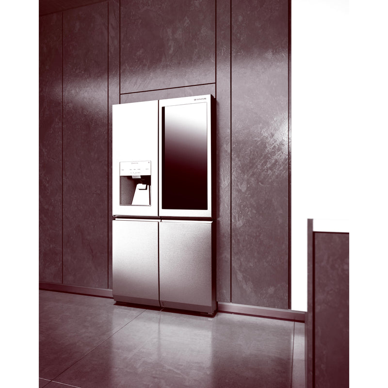 LG SIGNATURE 36-inch, 31 cu.ft. Counter-Depth French 4-Door Refrigerator with InstaView™ Door-in-Door® URNTS3106N IMAGE 14