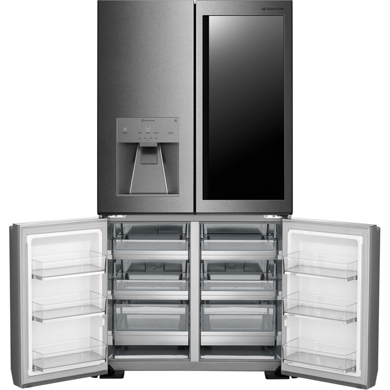 LG SIGNATURE 36-inch, 31 cu.ft. Counter-Depth French 4-Door Refrigerator with InstaView™ Door-in-Door® URNTS3106N IMAGE 19