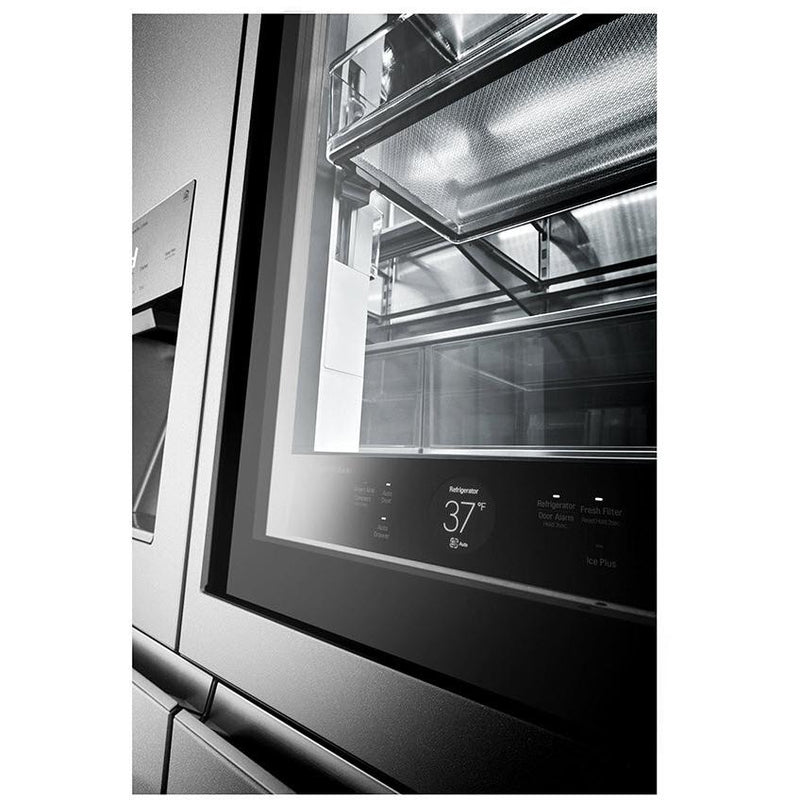 LG SIGNATURE 36-inch, 31 cu.ft. Counter-Depth French 4-Door Refrigerator with InstaView™ Door-in-Door® URNTS3106N IMAGE 6