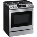  Samsung 30-inch Slide-in Gas Range with Wi-Fi Technology NX60T8711SS/AA IMAGE 2
