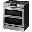  Samsung 30-inch Slide-In Dual Fuel Range with Wi-Fi Connectivity NY63T8751SS/AC IMAGE 3