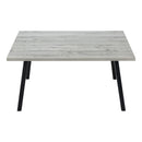 Monarch I 1136 Dining Table - Grey/Black Metal IMAGE 2